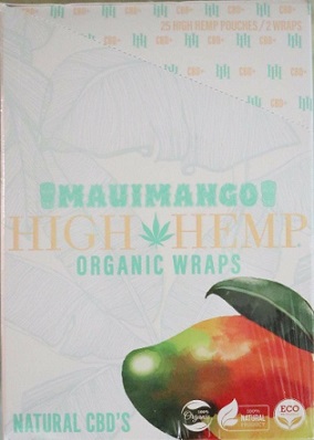 High Hemp CBD Organic wraps- MAUIMANGO 