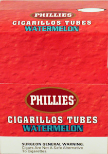 Phillies Cigarillos Watermelon - 25 Tubes 
