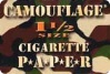 GI JAYS CAMOUFLAGE 1 1/2 CIGARETTE PAPERS 25CT BOX 