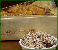 Peanut Brittle & Almond Toffee Tower 15oz