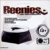 Beanbag Ashtray - Black with Stainless Steel Top 