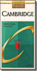 CAMBRIDGE MENTHOL LIGHT 100 