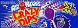 Air Heads Crazy Dips Grape With Power Rocks 30/.42oz packs 