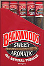 BACKWOODS SWEET AROMATIC (25 TUBED CIGARS) 