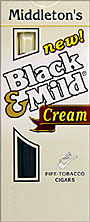 BLACK & MILD "CREAM" CIGARS 10/5PKS 