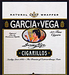 GARCIA Y VEGA CIGARILLOS BOX 