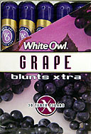 WHITE OWL BLUNTS XTRA - GRAPE - 30 TUBED CIGARS 