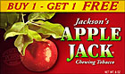 APPLE JACK CHEWING TOBACCO 12 COUNT B1G1 