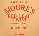 MOORES RED LEAF LARGE TWIST 12/CT 