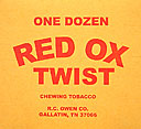 RED OX TWIST SM  BX/12CT 
