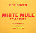 WHITE MULE TWIST 12CT/BOX 