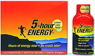 5 Hour Energy - Lemon Lime Flavor - 12/2FL oz Bottles 