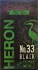 HERON No.33 BLACK MENTHOL 100 BOX 