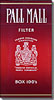 PALL MALL FILTER 100 BOX 