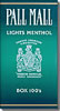 PALL MALL MENTHOL 100 BOX 