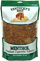 KENTUCKY'S BEST MENTHOL CIGARETTE TOBACCO 1LB BAG 