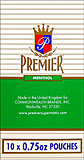 PREMIER MENTHOL CIGARETTE TOBACCO 10/.75OZ POUCHES 