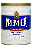 PREMIER FULL FLAVOR CIGARETTE TOBACCO 6OZ CAN 
