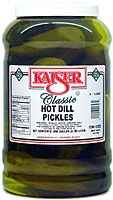 KAISER HOT DILL PICKLES - GALLON 