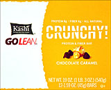 Kashi Go Lean Crunchy Protein & Fiber Bar Chocolate Caramel - 12-1.59oz Bars 
