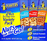 PLANTERS VARIETY PACK 24CT BOX 