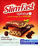 Slim Fast Optima Chocolate Cookie Dough 12/1.97oz Packages 