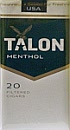 Talon Menthol 100 Filtered Cigar Box 