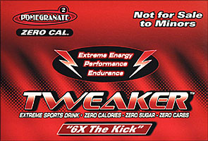 Tweaker  - Pomegrante - 6X The Kick 12/2FL oz Bottles 