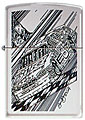 ZIPPO DALE JR. "CAR QUICK SKETCH" - HIGH POLISH CHROME 