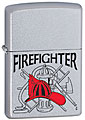 ZIPPO FIREFIGHTER - SATIN CHROME 