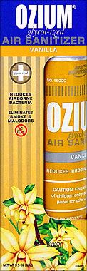 OZIUM GLYCOL-IZED AIR SANITIZER VANILLA 3.5OZ 