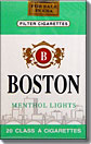 Boston Menthol Light 