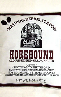 Claeys Old Fashioned Natural Horehound Barrels 6oz 