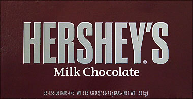 Hershey's Milk Chocolate Bar 36CT 