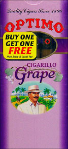 OPTIMO CIGARILLO - GRAPE BUY 1 GET 1 10/5PKS 