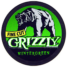 GRIZZLY FINE CUT WINTERGREEN 5 CT ROLL 