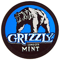GRIZZLY LONG CUT MINT 5 CT ROLL 