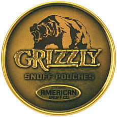 GRIZZLY SNUFF POUCHES 5CT ROLL 