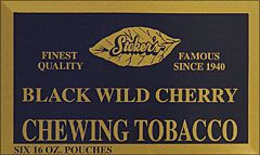 STOKER'S TENNESSEE CHEW BLACK WILD CHERRY 6 COUNT 16OZ POUCHES 