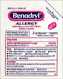 Benadryl Allergy 12 Packets Of 2 Ultratab Tablets 