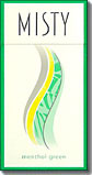 MISTY MENTHOL GREEN SLIM 100 BOX 