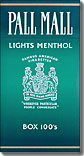 PALL MALL MENTHOL 100 BOX 