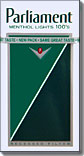 PARLIAMENT MENTHOL LIGHT 100 BOX 