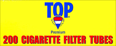 TOP CIGARETTE FILTER TUBES - 200CT 
