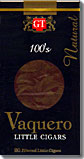VAQUERO 100 FILTERED LITTLE CIGARS - NATURAL 